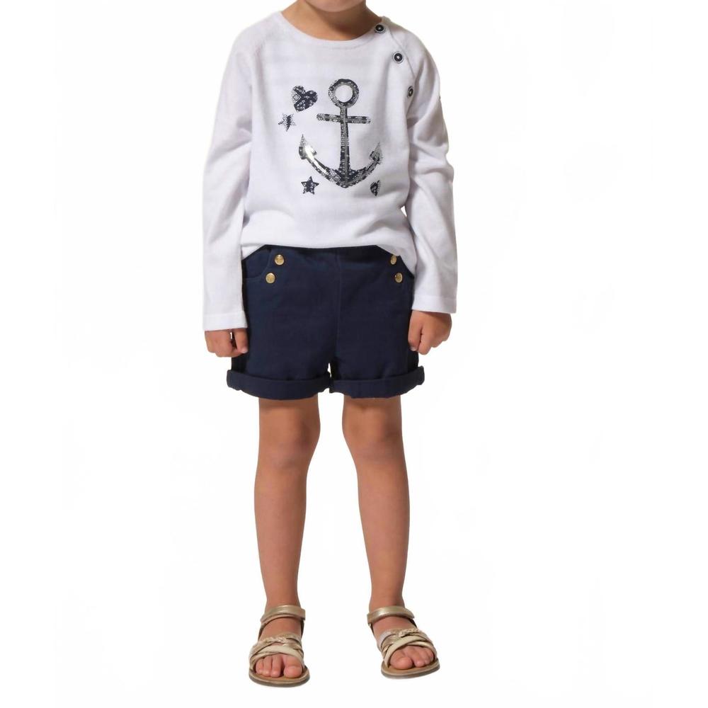 NEW HUBLOT kid's anchor sweater in white